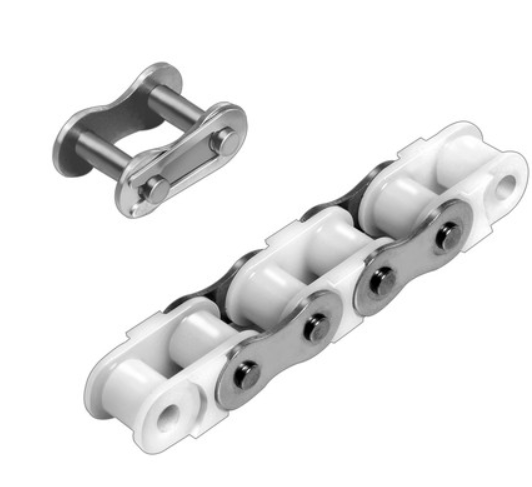 10A Stainless Steel Engineering Plastic Inner Link Chain and Sprockets in Steel