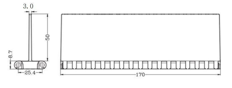 1000 Series Grid Linear Run Corrosion-Resistant Plastic Top Chain Conveyor Mesh With Check Rails