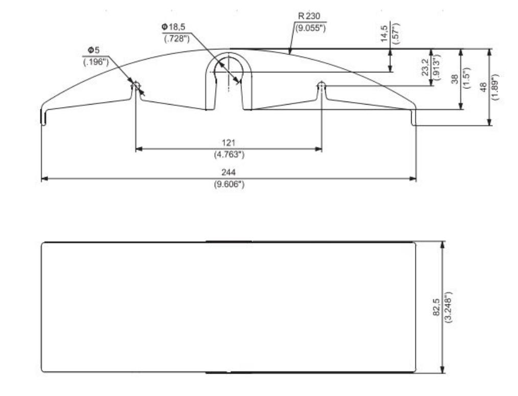 PJ0153 Conveyor System Chain Ball Transition Bridge