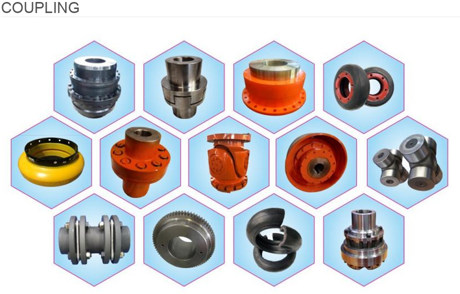 Low Price Guaranteed Quality Drum Helical Flexible Shaft Coupling Curved Tooth Gear Coupling