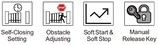 Automatic 200kg Swing Gate Opener Automation System Sliding Gate Motor Swing Gate Opener with 12 Months Guarantee