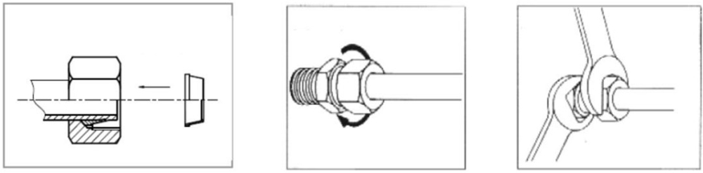 Wholesale Customized Assembled Adjustable Swivel Run Tee-EL-R-ED Hydraulic Fitting for Hydraulic Cylinder Parts