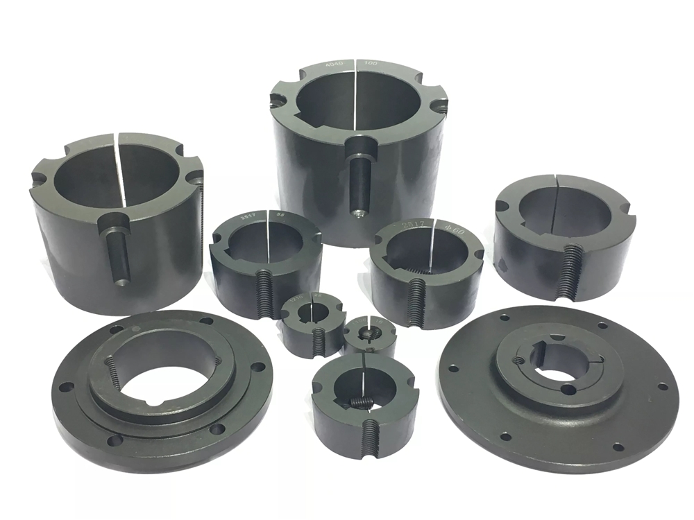 Professional Oem Mechanical Transmission Parts High Quality / Lock Cast Iron Taper Bore Sleeve With Keyway Qd Bushing