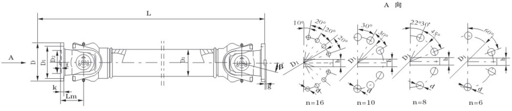 Drive Shaft Universal Joint Yoke Coupling Rolling Mill Use Universal Joint Coupling Without Flex Welding Type