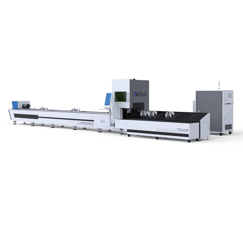 TC-TS Customized 1-3kw Tube & Pipe Fiber Laser Pipe Cutting Machine for Metal Tube