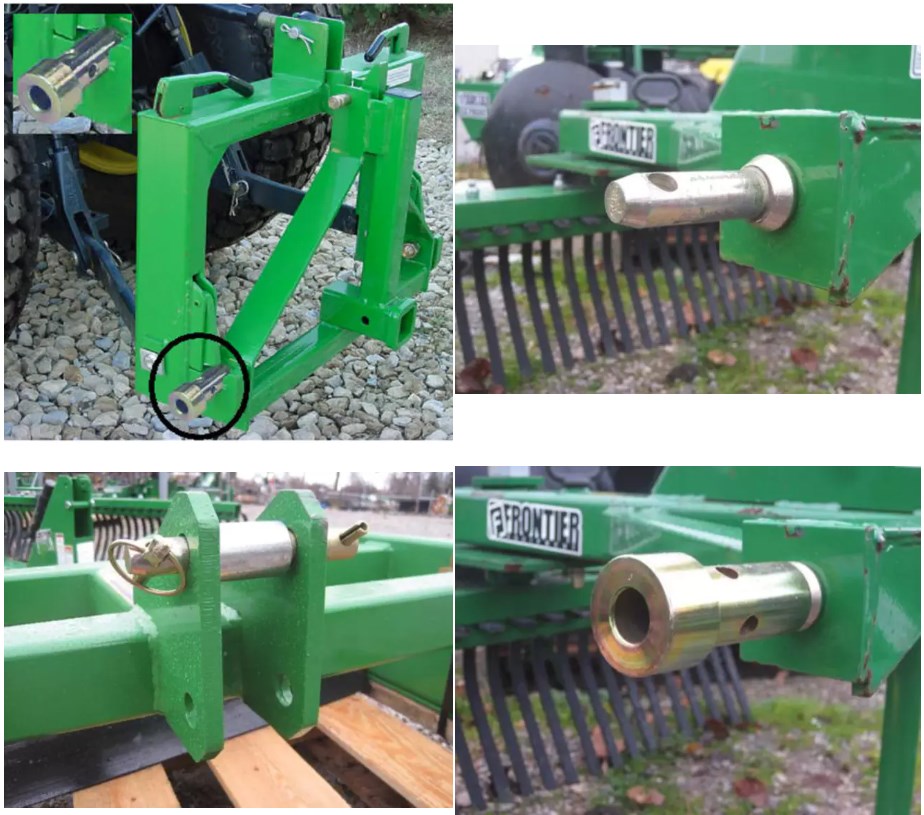 Adapter Bushings Kit for CAT 1 Quick Hitch