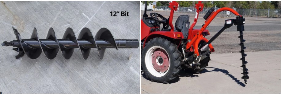 12 Inch Standard Duty Earth Auger for Post Hole Digger