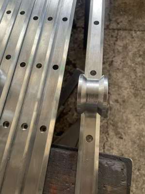 Hardened Steel CNC Machine Parts VR25A VR25B Size 25 Roller for Guideway V Bars Linear Guide System