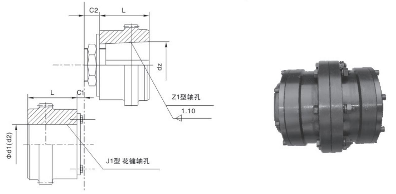 High Load Capacity Shaft Gear Coupling Drum Shape Gear Couplings for Various Types of Machinery