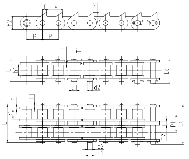 Agricultural Spare Parts Logging Machinery Chains for Sale