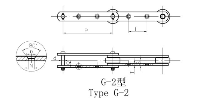 High Quality Stainless Bucket Elevator Roller Gear Chain