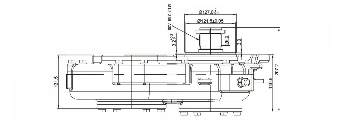 High Quality Round Agricultural Machine Square Balers Gearbox Speed Reducer for Square Balers Hay Rakes Round Straw Balers