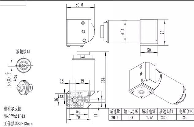 TD-04D 24V Electric Push Rod Linear Actuator With Single Motor for Elevating Table