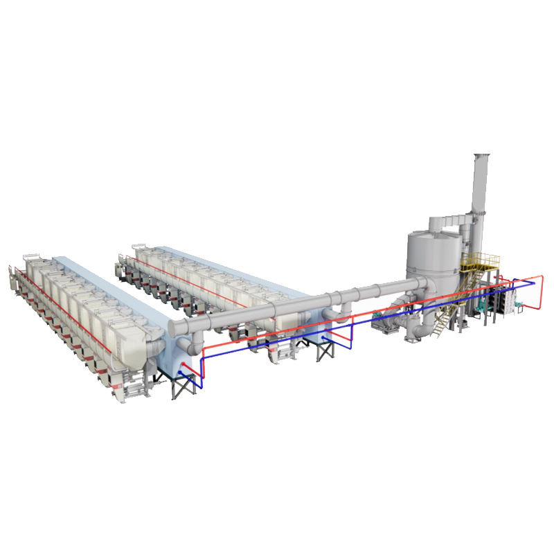 Environmental Protection VOCs Exhaust Gas Treatment RTO Regenerative Thermal Oxidizer for Printing Industry Solution