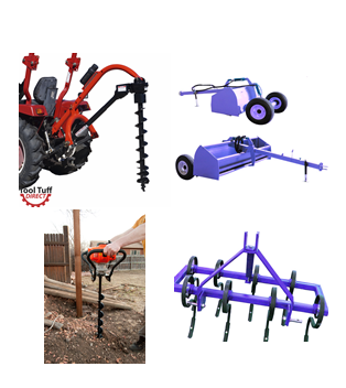 Farm Drum Style Spike Aerator 3 Point Tractor Spike Land Lawn Rollers