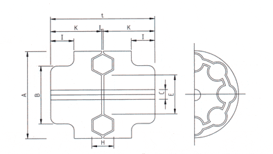 Mh 55-230 Mh / Cc Core Coupling Damping Wheel Elastic Cushion Washer Coupling Rubber Coupling