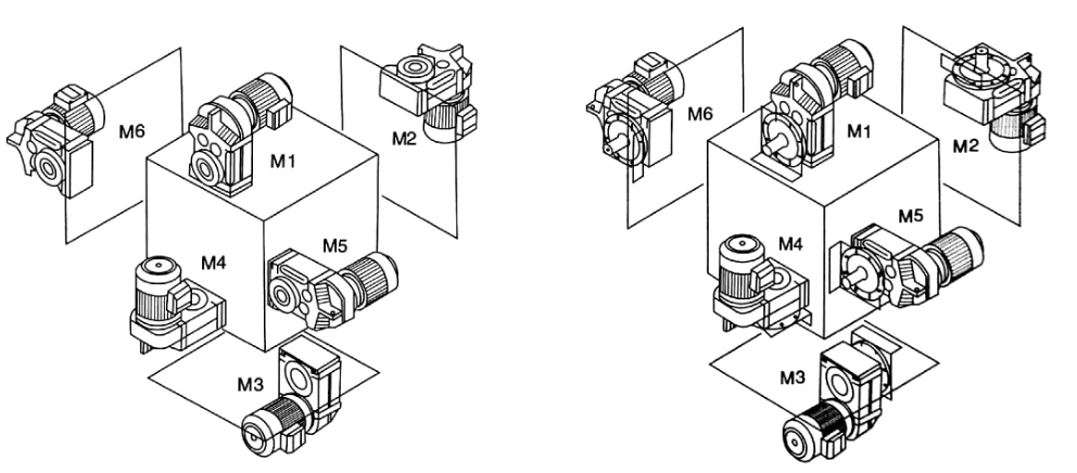 F Series Helical Gear Motors with Parallel Shaft to Replace SITI Rossi Type Bevel Gear Box Reduction Gear Harmonic Drive Reducer