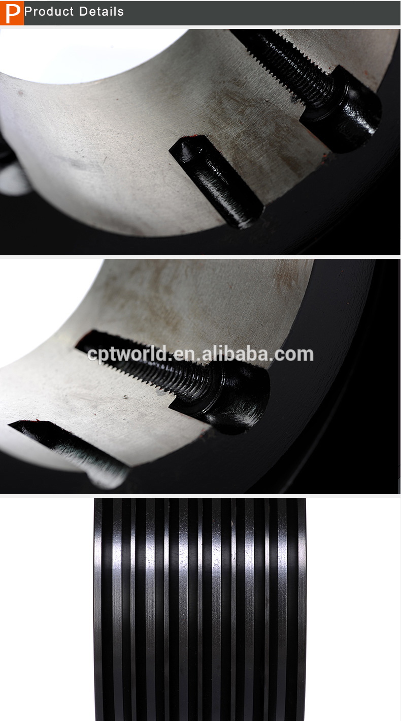 SPC Vee Belt Cast Iron Pulley with Complete Dimensions