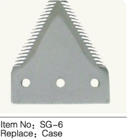 SG-6 Knife Section Replacement of Agricultural Combine Harvester