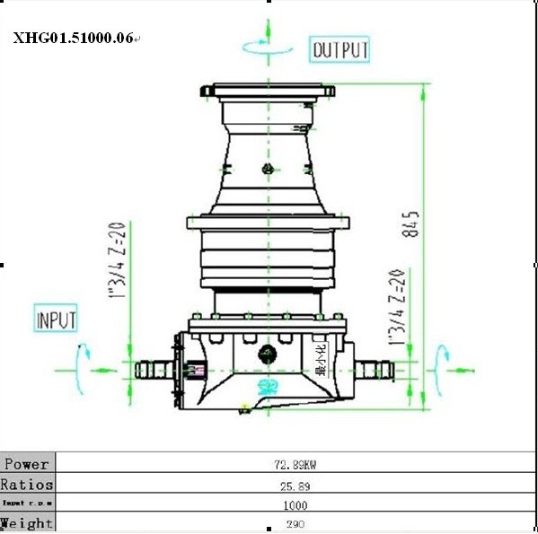 OEM XHG01 Series Reducer Gear Motor Planetary Reduction Gearbox