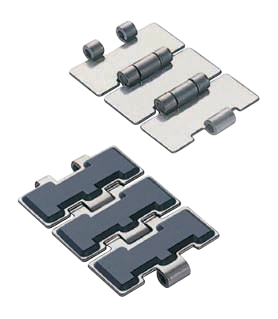 SS812/815G SS802/805G SS881G SS881TAB-G Stainless Steel Flat Top Chains With Rubber Top