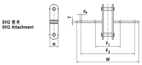 Promotional Various M Series hight quality roller chain plastic Conveyor chains and sprockets in steel and stainless steel