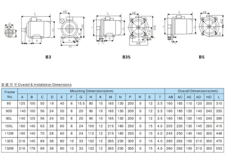 YC Series Electric Motors for Family Workshop