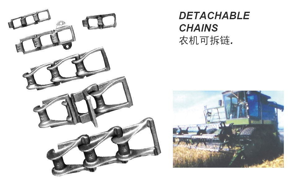 China Suppliers Steel Stainless Steel Plastic Roller Conveyor Manure Spreader Farm Sprockets Agricultural Detachable Chains