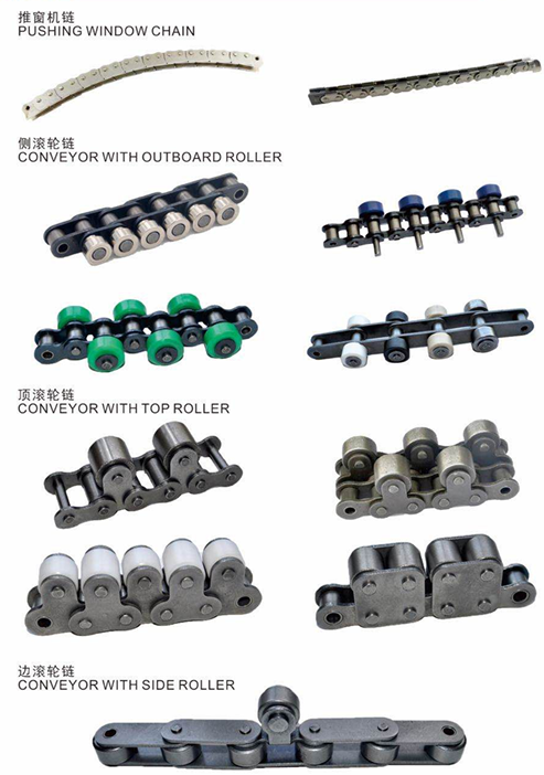 Agricultural Silent Roller Conveyor Chain Attachment Sprocket Stainless Steel Plastic Drag Drop Forged Transmission Chains