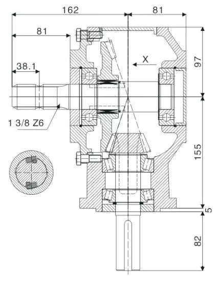 Brand New Agricultural Rotary Tiller Cultivator Gearbox with High Quality