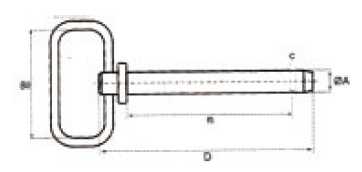 FT032/FT033/FT034/FT035/FT036/FT037 Durable Agricultural Spare Parts Hitch Pin Fits Tractor