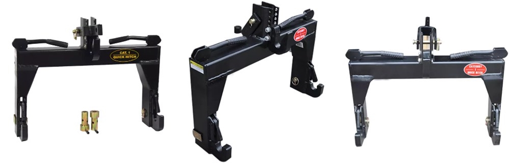 Category CAT 1 2 3 Tractors 3 Point 3-pt Quick Hitch for Mini Excavator 3000 Lbs Lift Capacity Replace