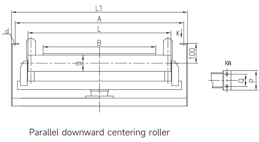 Full Range Manufacturers Material Handling Belt Conveyor Line Parts Lower Friction Self-aligning Idler
