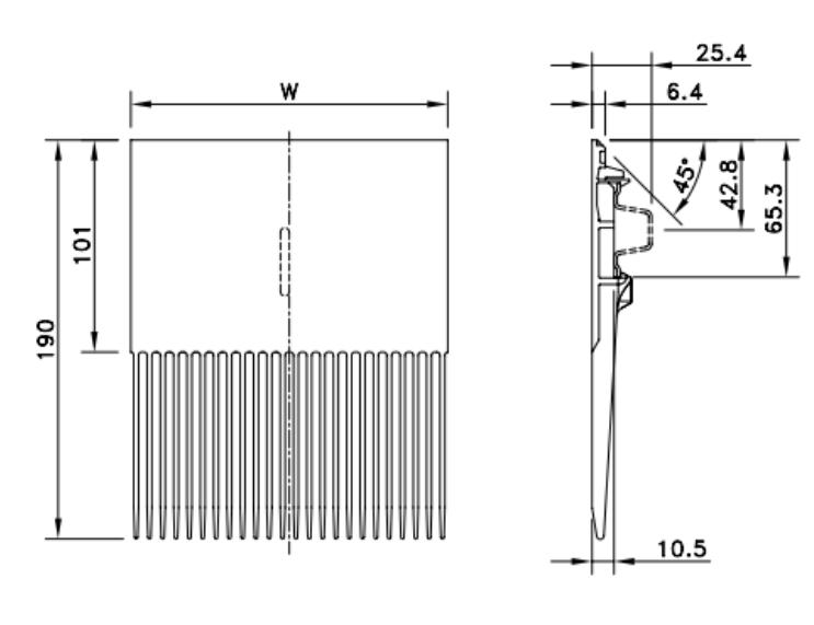 Conveyor Belt Comb Transition Plate Engineering Plastic Mesh Belt Chain