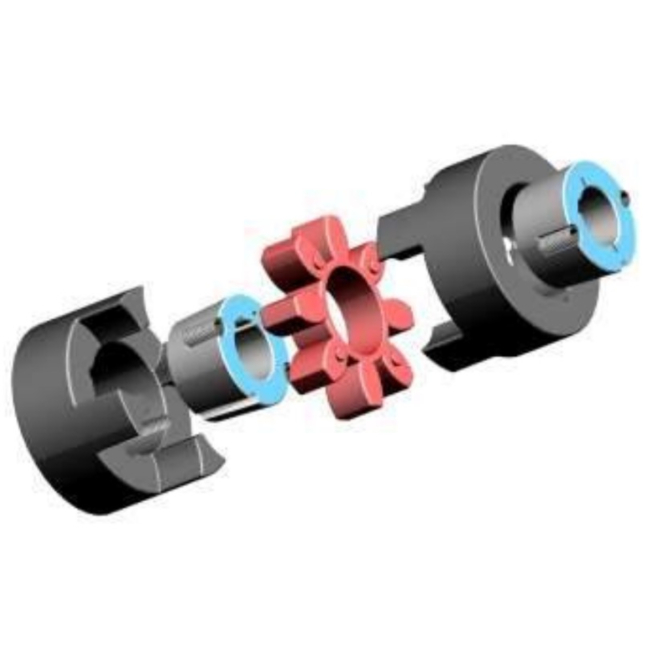 Factory High Torque Aluminum Customized Flexible Spider Jaw Coupling Shaft Coupling