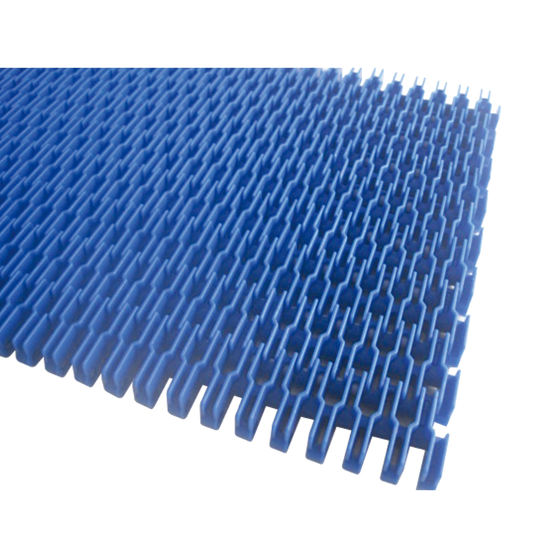 Plastic Modular Belt Turning Radius Flush Grid S2400 Pitch 25.4 PP, POM Acetal Conveyor Belt for Food Conveyor System