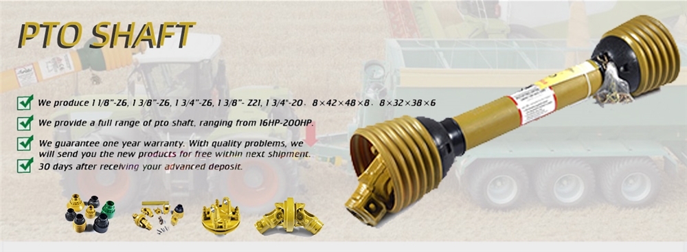 Agricultural Machinery Tractor Parts Wide Angle Pto Drive Shaft Universal Cardan Joint for Non Original Replacement Kubota