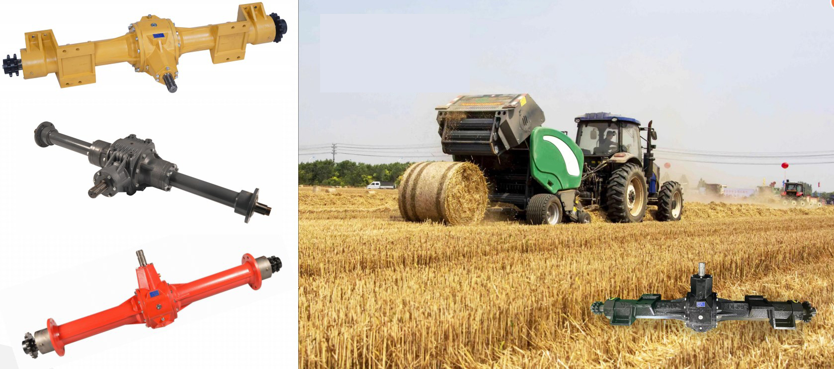 Factory Sale Round Balers Gearbox Speed Reducer Agricultural Machine Gear Drive for Baler & Harvester