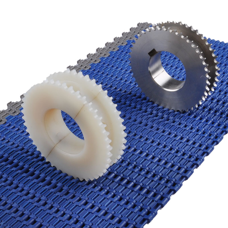 Plastic Modular Belt MS0500 Flat Top 50SG Micropitch 5mm POM, ACETAL Conveyor Belt for Food Conveyor System