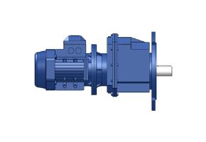 BRCF03..P Series Flange Mounted Helical Gear Unit Gear Reducer with Motor