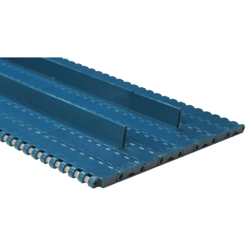 1000 Series Grid Linear Run Corrosion-Resistant Plastic Top Chain Conveyor Mesh With Check Rails