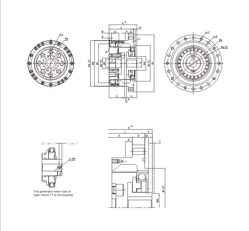 Elht Series High Precision Harmonic Drive Small Gear Speed Enhancement for CNC Machine & Sewing Machine ODM Customized Support