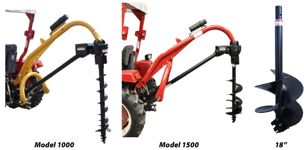 Various Good Quality 24 Inch Heavy Duty Post Hole Auger for Post Hole Digger