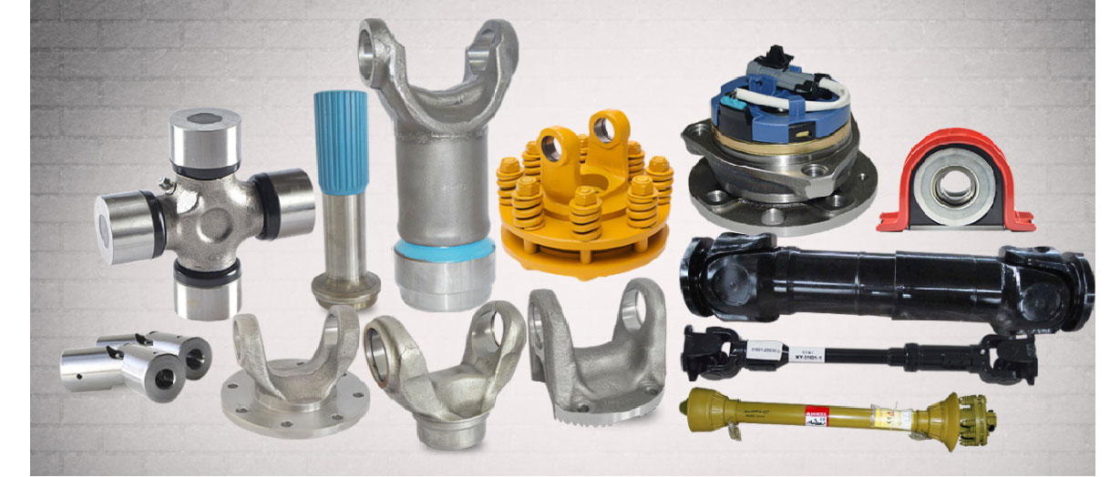 Universal Joint Cardan Cross PTO Drive Shaft for Agricultural Machines & Trucks Splined U Auto Bearing Parts for Tractors