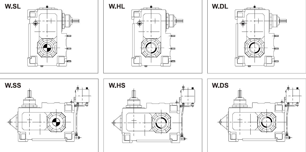 High Torque Customized Non-standard Gearbox Right-Angle High-Power Helical Bevel Gearboxes