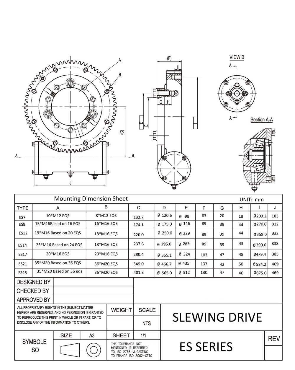 Slewing Drives Precision Solar Tracking System and Strong Torque for Slow Rotating Solar Panel Kits