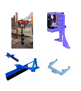 Tractor 3 Point Hitch  Heavy Duty Drag Harrow