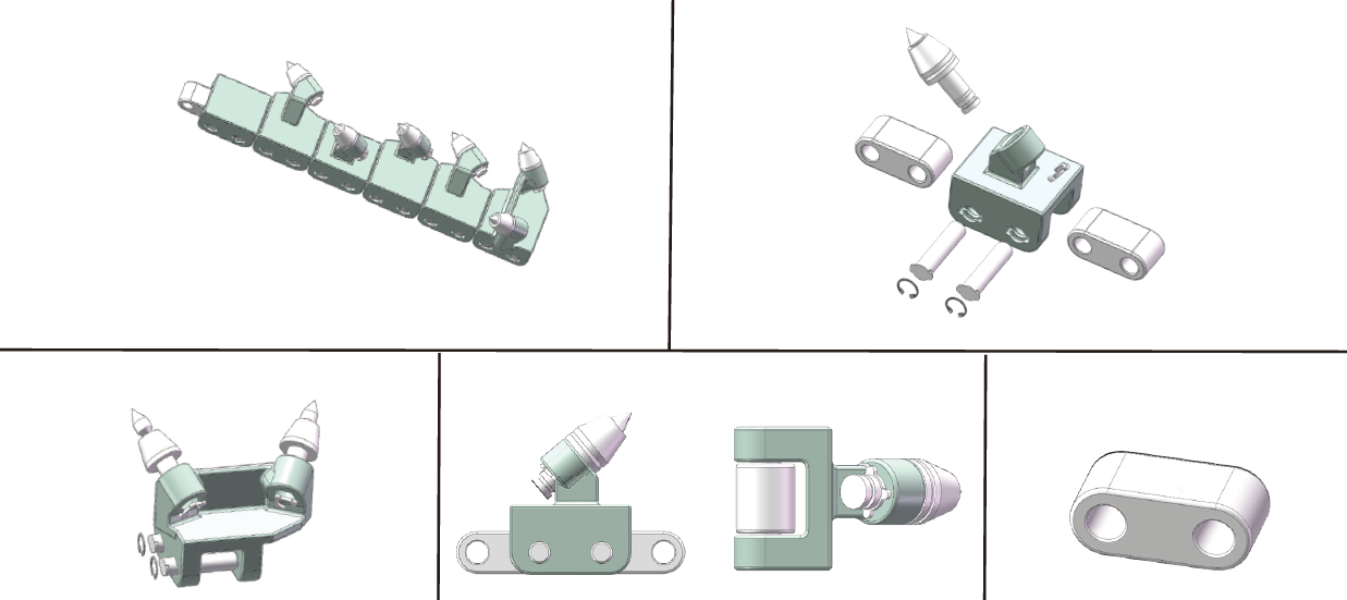 Customized Mining Chains Sprocket Transmission Underground Coal Conveyor Chain for Sale