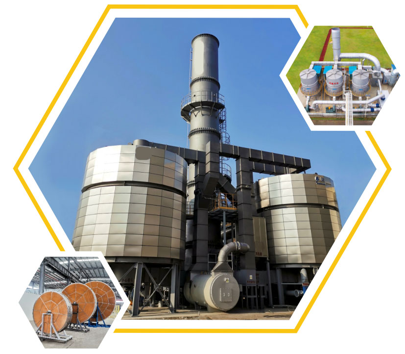 Industrial RTO Regenerative Thermal Oxidizer System for VOC Abatement Painting Coating Chemical Plant Air Pollution Control