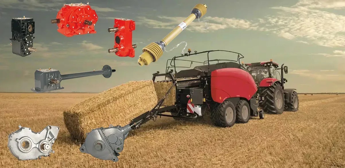 High Quality Round Agricultural Machine Square Balers Gearbox Speed Reducer for Square Balers Hay Rakes Round Straw Balers